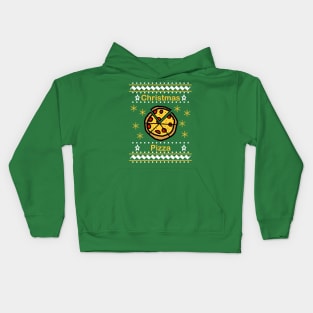 Christmas Pizza Kids Hoodie